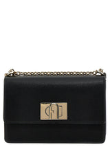 Furla Black Leather Crossbody Bag