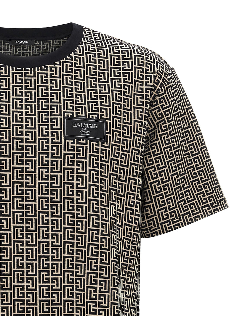 Balmain Bicolor Cotton T-Shirt