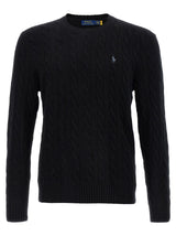 Polo Ralph Lauren Black Wool Cardigan