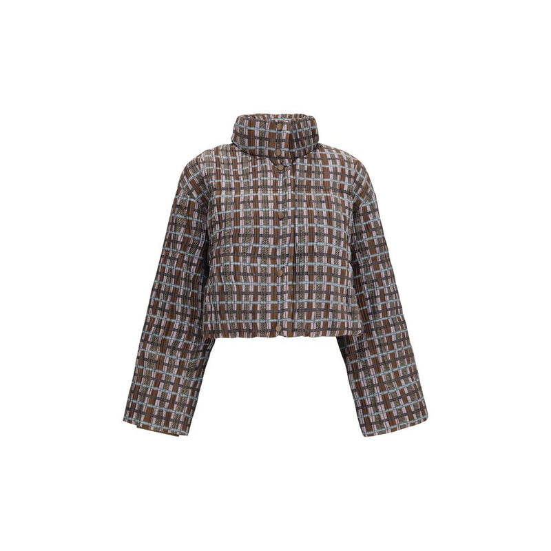 Gongdid Design Brown Goose Down Full-Length Jacket
