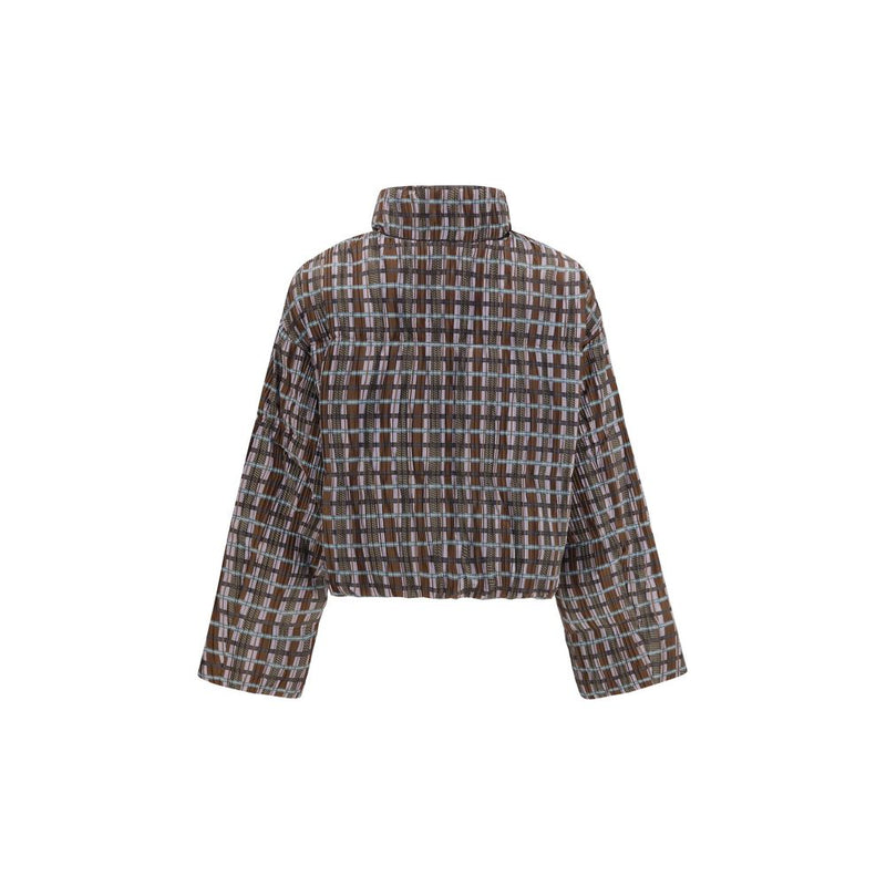 Gongdid Design Brown Goose Down Full-Length Jacket