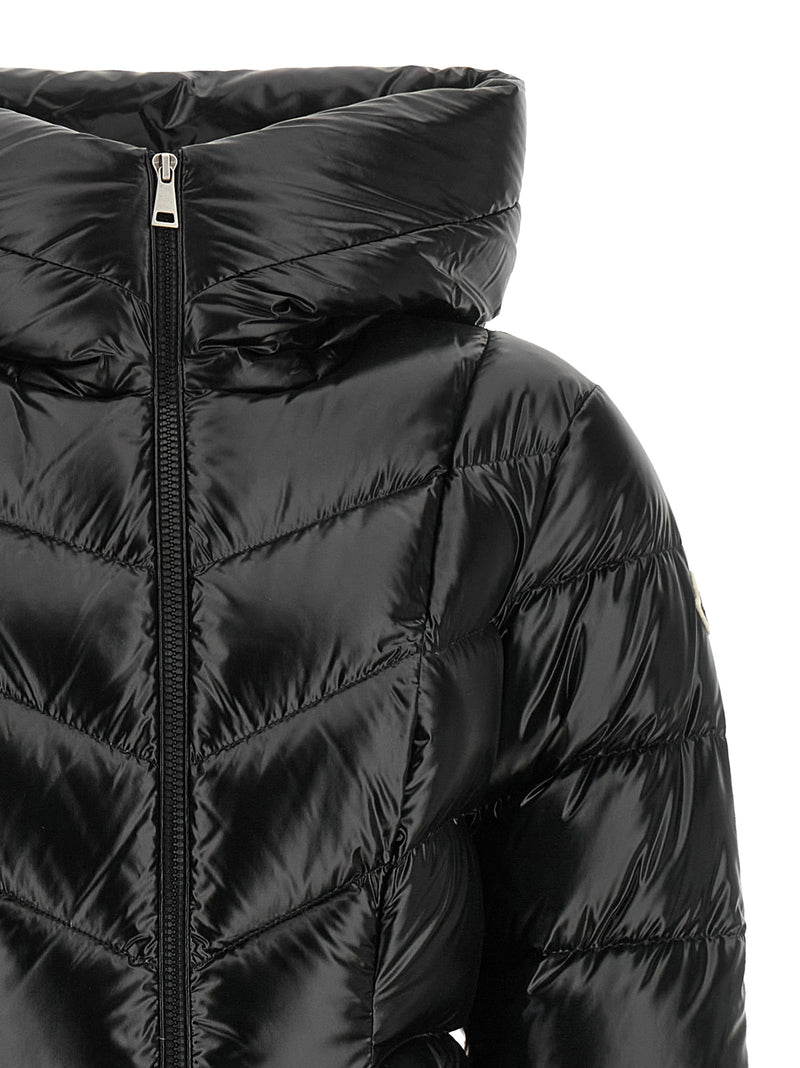 Moncler Black Polyamide Full-Length Jacket