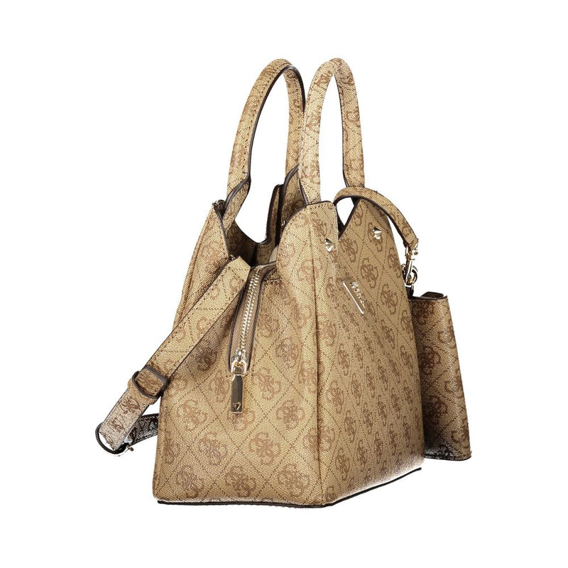 Guess Jeans Beige Polyethylene Handbag