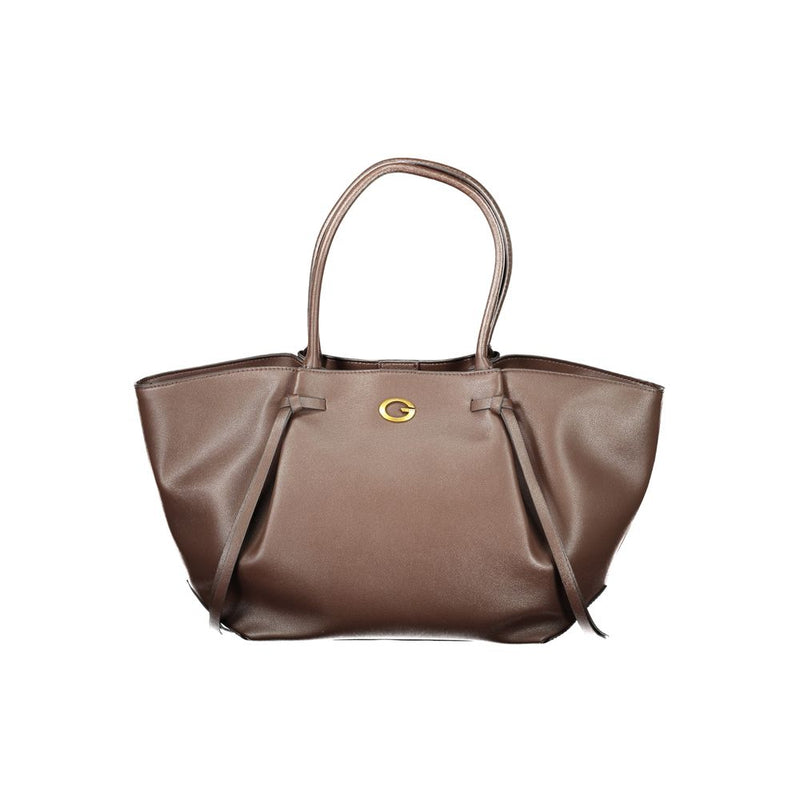 Guess Jeans Brown Polyethylene Handbag