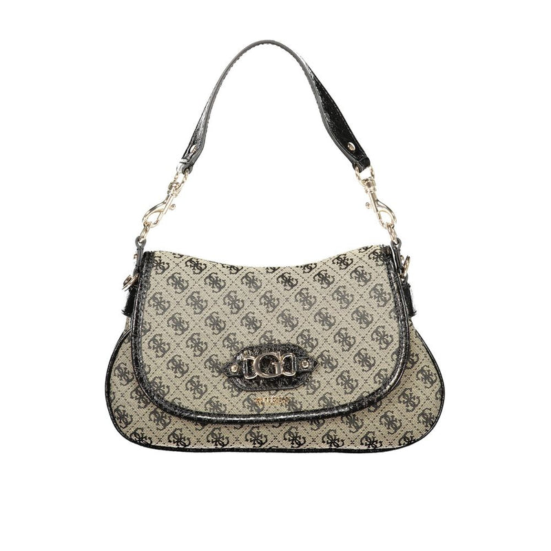 Guess Jeans Black Polyester Handbag