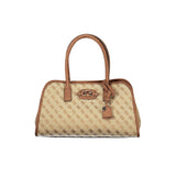 Guess Jeans Beige Polyester Handbag