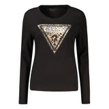 Guess Jeans Black Cotton T-Shirt