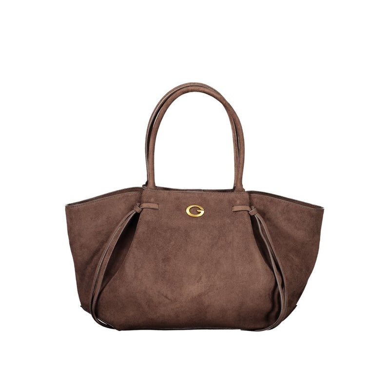 Guess Jeans Brown Polyester Handbag