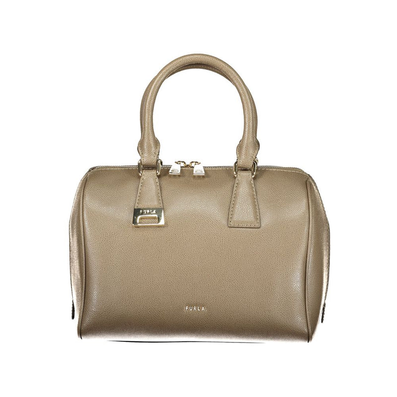 Furla Green Leather Handbag