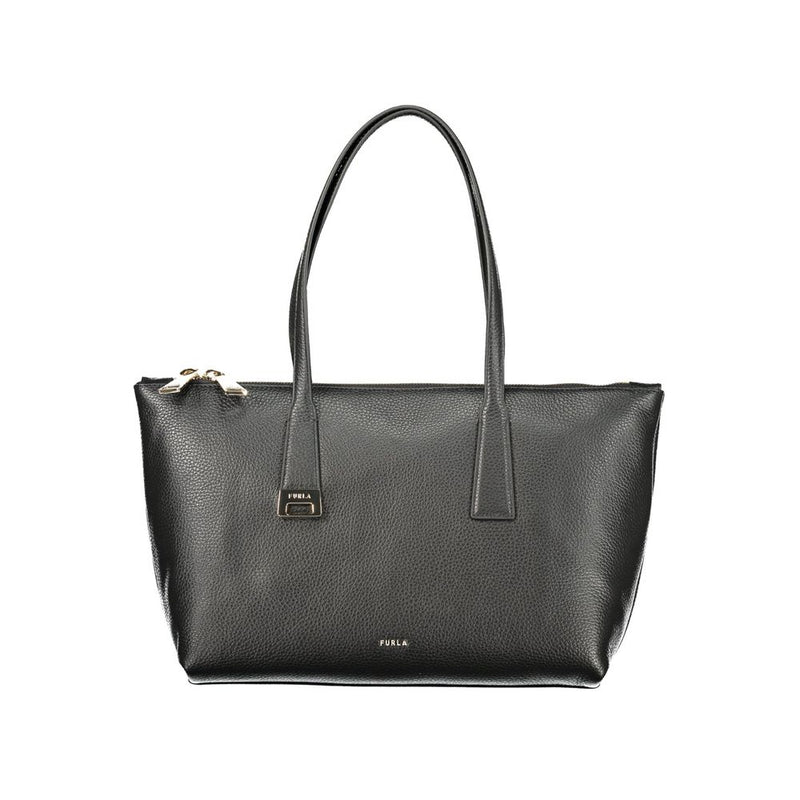 Furla Black Leather Handbag
