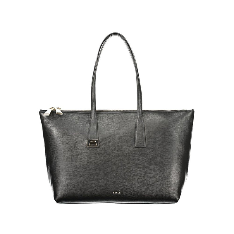 Furla Black Leather Handbag