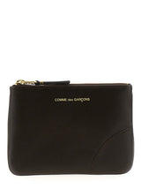 Comme Des Garçons Brown Calfskin Cardholder
