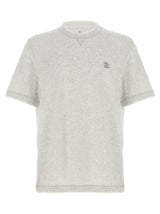 Brunello Cucinelli Gray Cotton T-Shirt