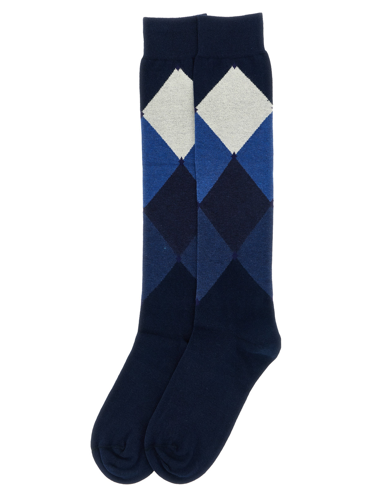 Ballantyne Blue Cotton Socks