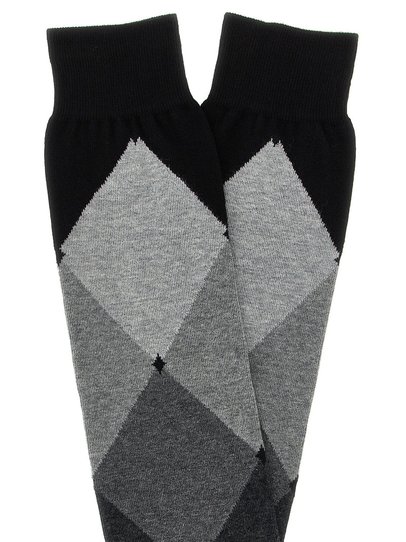 Ballantyne Black Cotton Socks