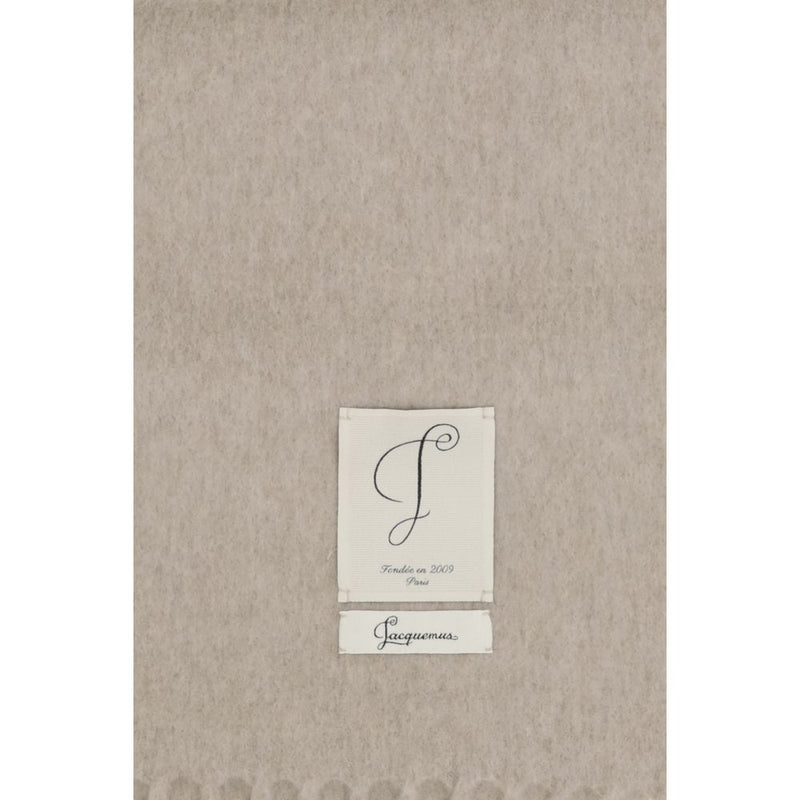Jacquemus Beige Wool Oves Aries Scarf