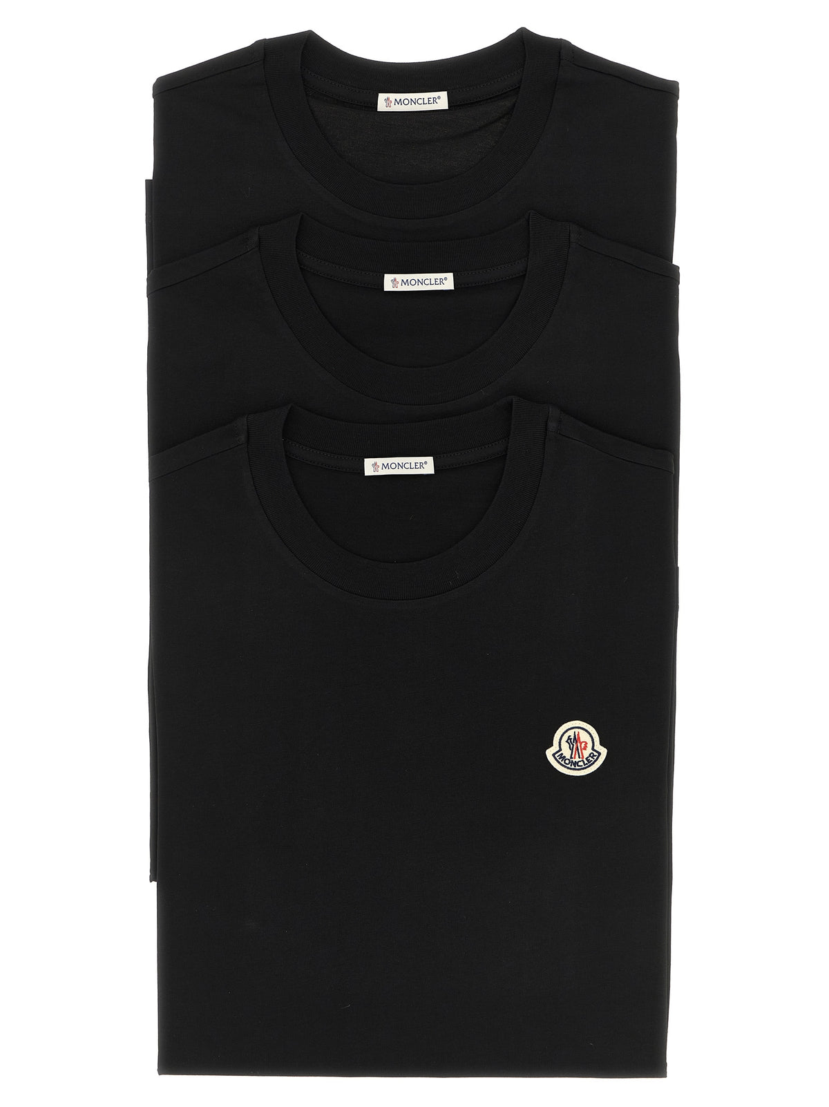 Moncler Black Cotton T-Shirt