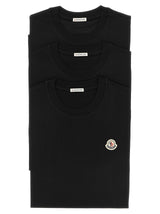Moncler Black Cotton T-Shirt