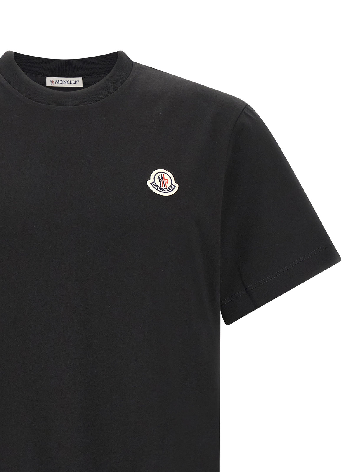 Moncler Black Cotton T-Shirt