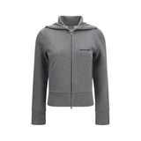 Balenciaga Gray Cotton Sweatshirt