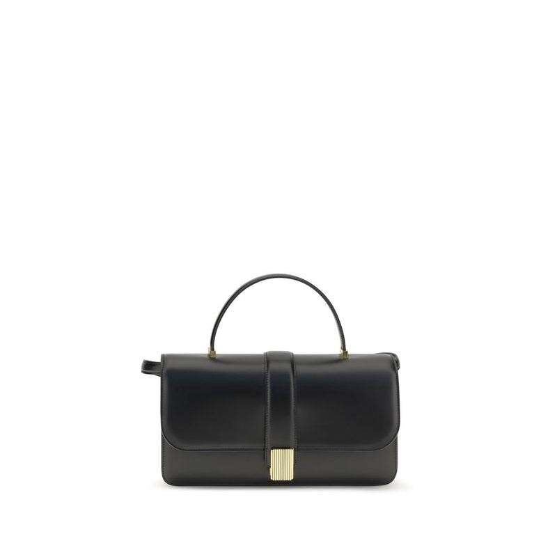 Khaite Black Calf Leather Bos Taurus Handbag