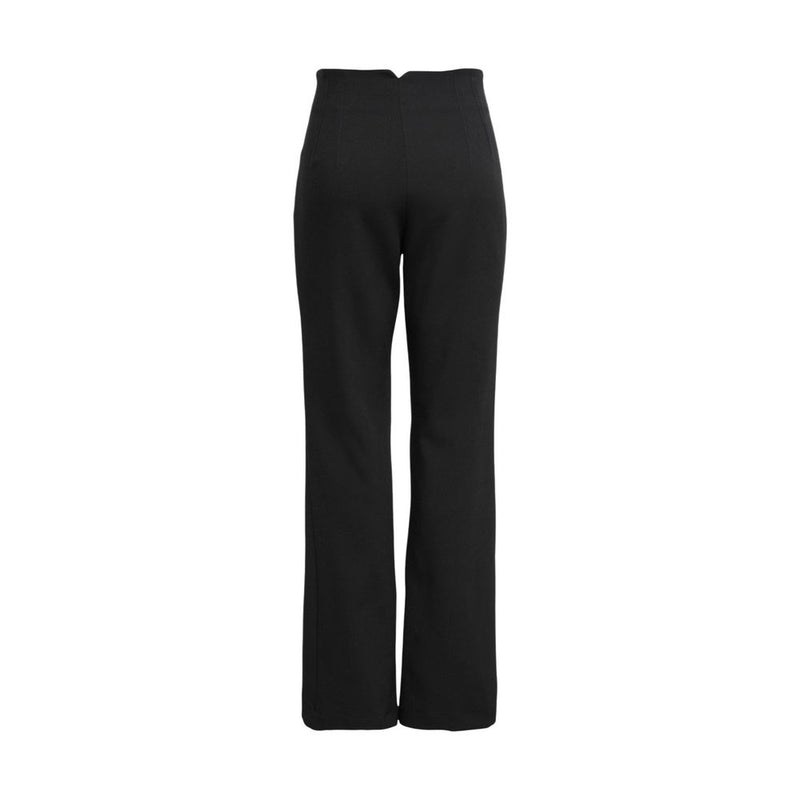 Only Black Recycled Polyester Flared Pants