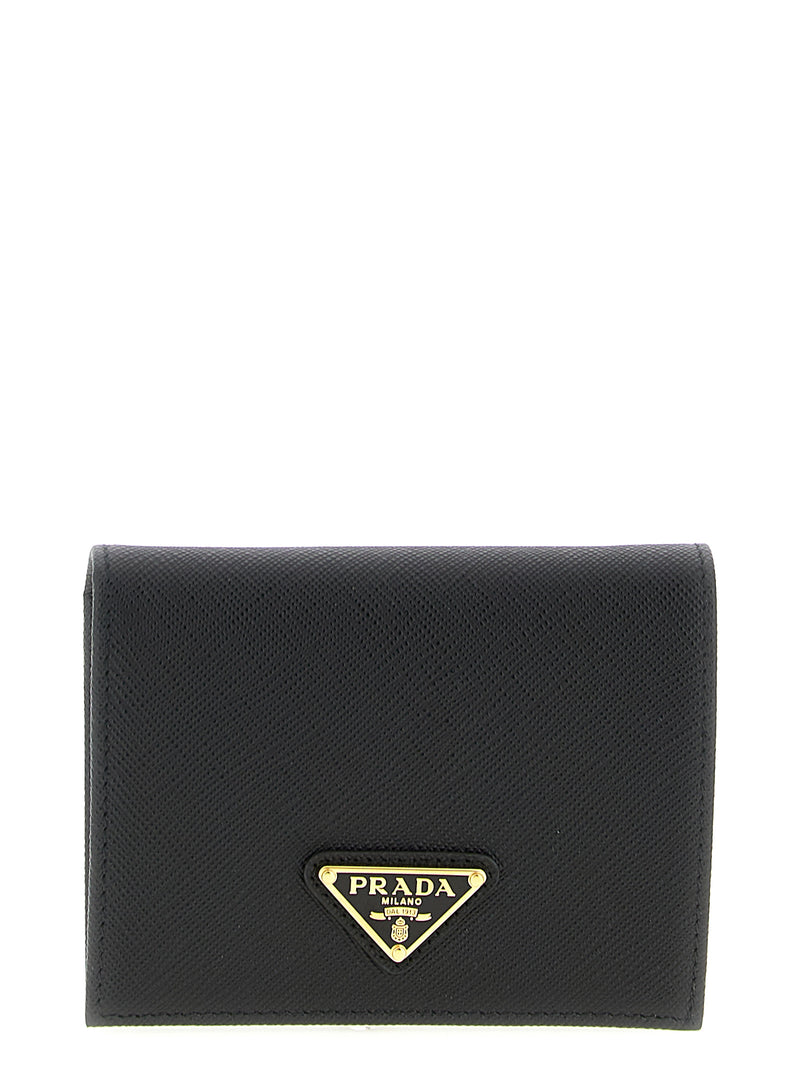 Prada Black Calfskin Cardholder