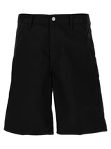 Carhartt Wip Black Polyester Bermuda Shorts