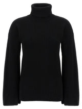 TOTEME Black Wool Cardigan