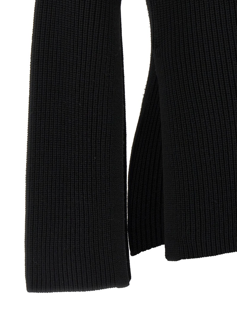 TOTEME Black Wool Cardigan