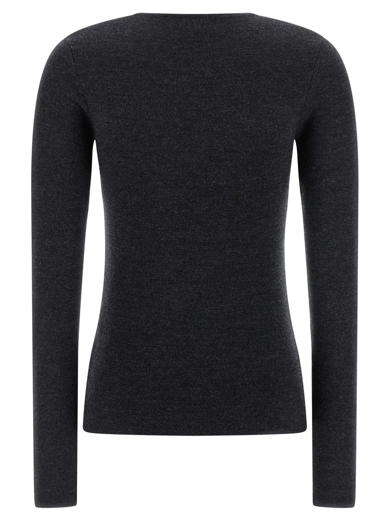 TOTEME Gray Viscose Cardigan