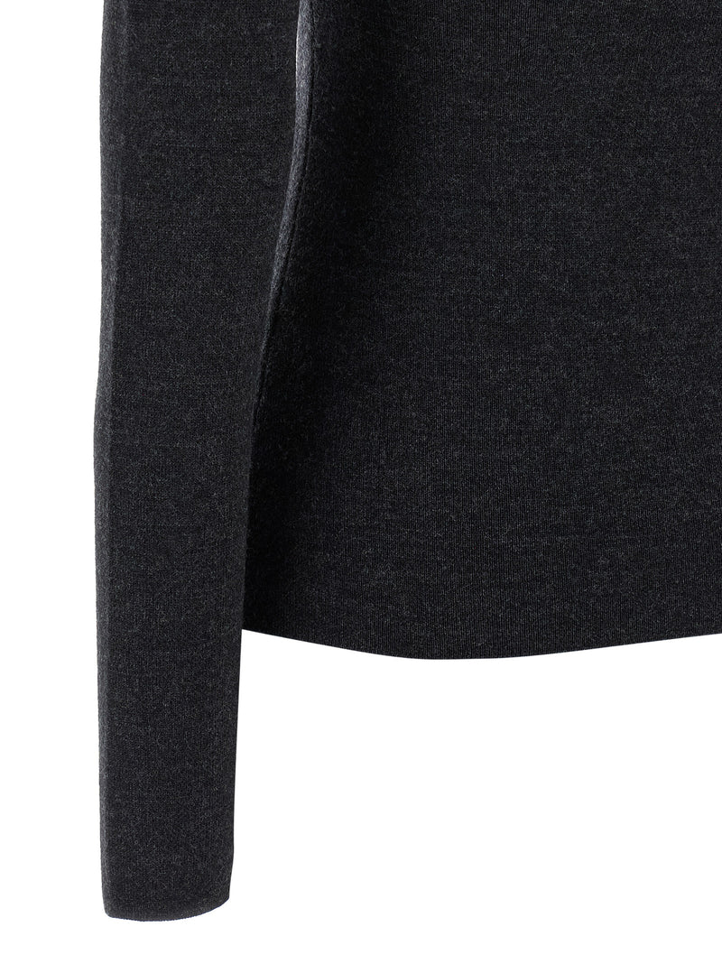 TOTEME Gray Viscose Cardigan