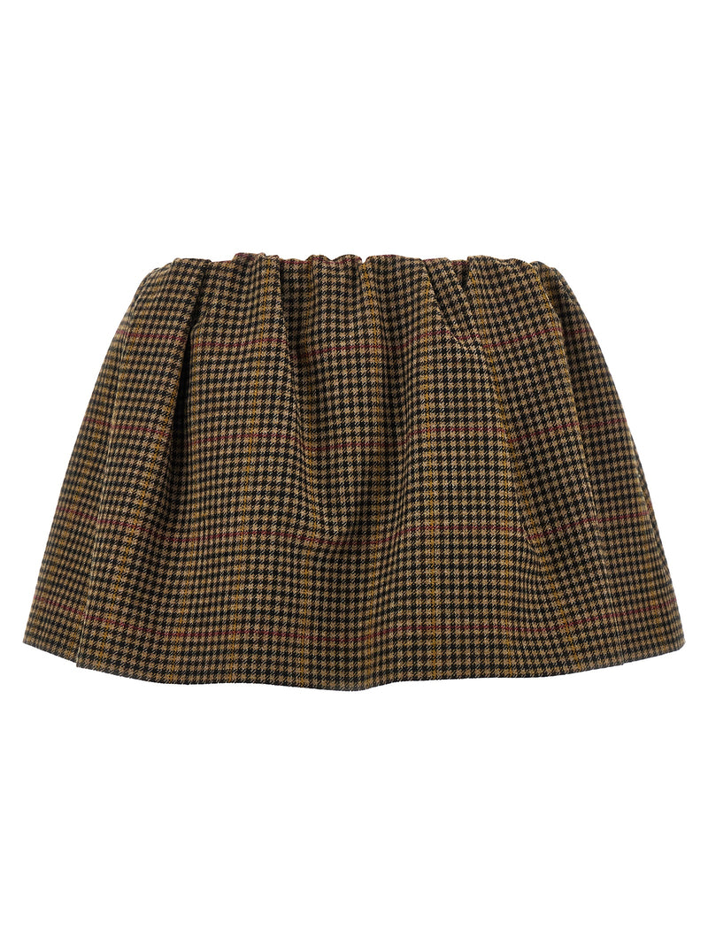 Miu Miu Brown Virgin Wool Long Skirt