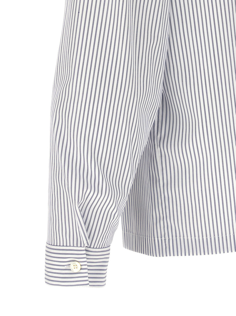 Prada Blue Cotton Blouse