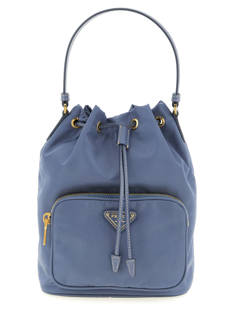 Prada Blue Recycled Polyamide Handbag