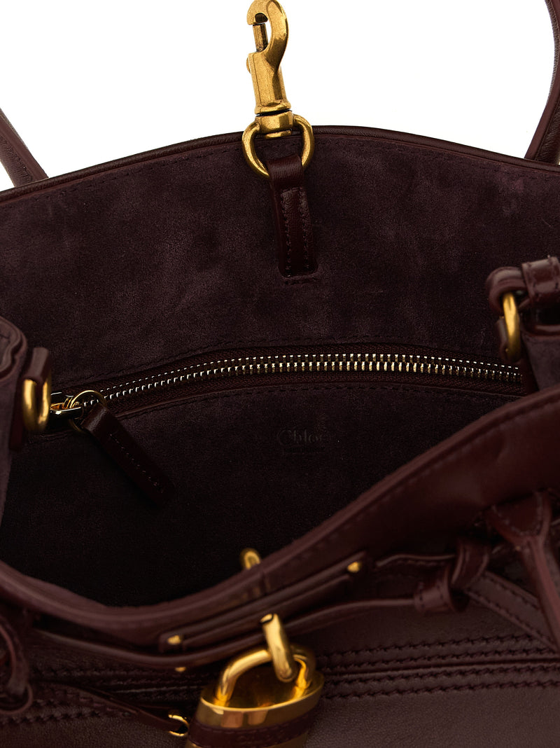 Chloé Bordeaux Lamb Leather Shoulder Bag