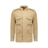 Autore Beige Cotton Full-Length Jacket
