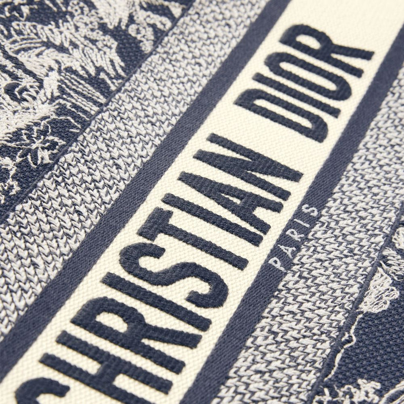 Dior Blue Cotton Tote Bag