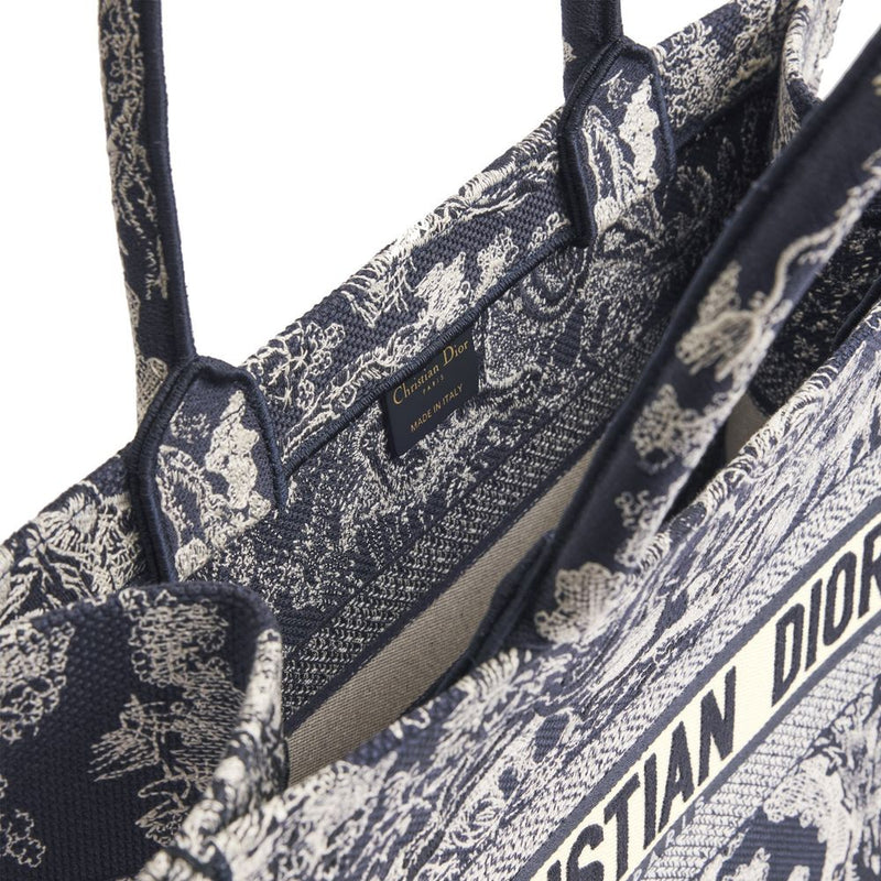 Dior Blue Cotton Tote Bag