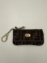 Fendi FENDI FF Coin Purse/Card Holder with Chain