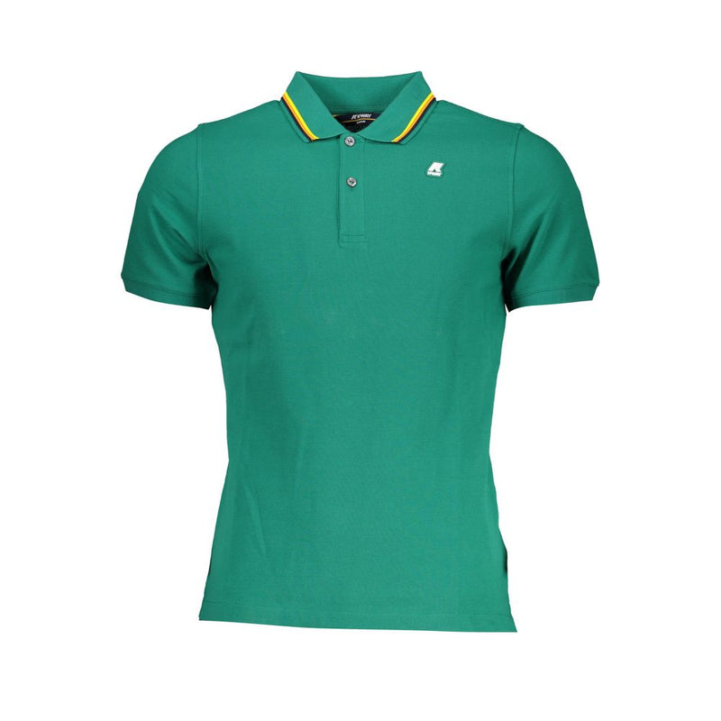 K-WAY Verde Cotton Men Polo Shirt