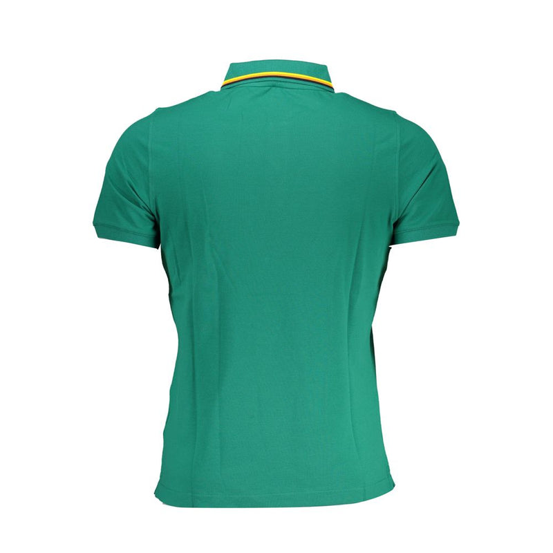 K-WAY Verde Cotton Men Polo Shirt