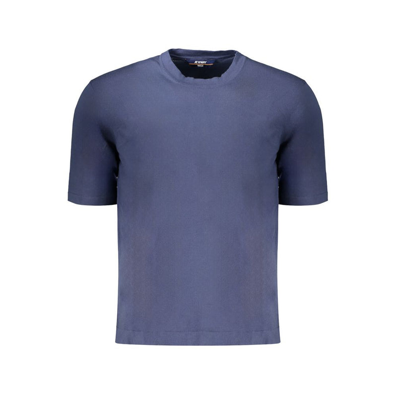 K-WAY Blue Cotton Men's T-Shirt