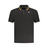 K-WAY Black Cotton Male Polo Shirt