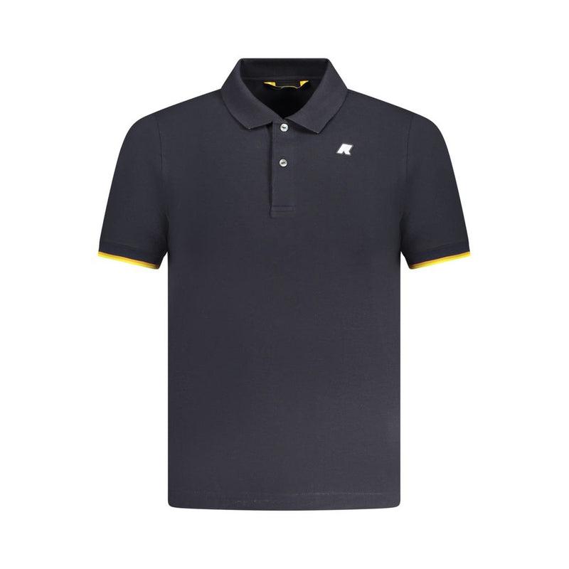 K-WAY Blue Cotton Men Polo