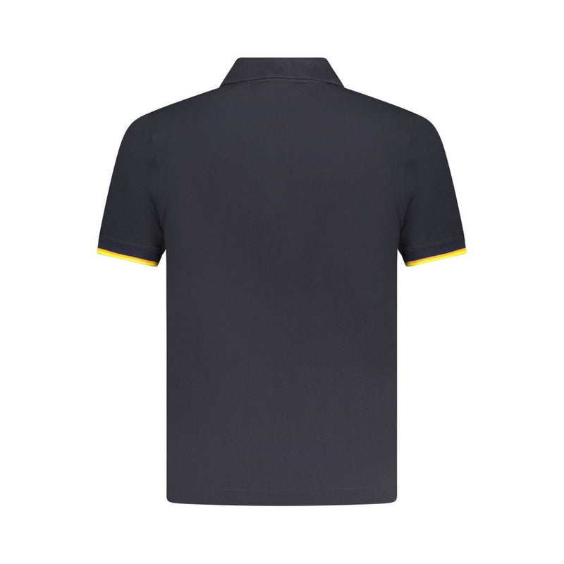 K-WAY Blue Cotton Men Polo