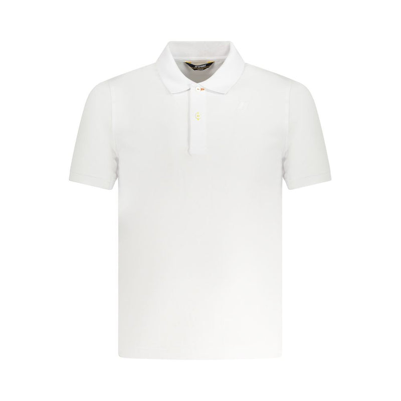 K-WAY White Cotton Men's Polo Shirt