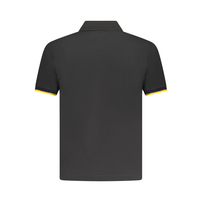K-WAY Black Cotton Men's Polo