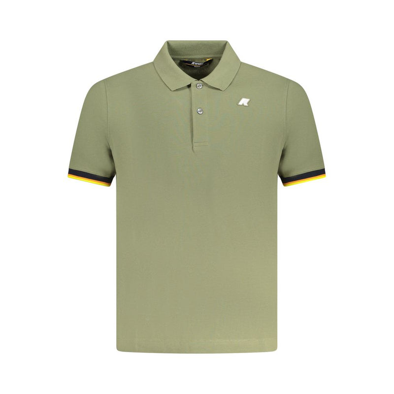 K-WAY Verde Cotton Men Polo