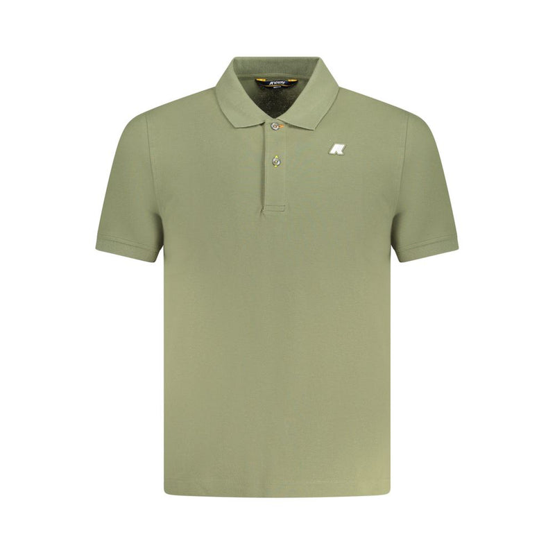K-WAY Verde Cotton Men Polo Shirt
